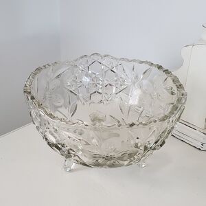 Crystal Footed Bowl